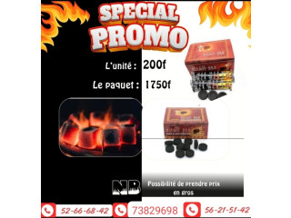 Charbon pour wouslan et chicha