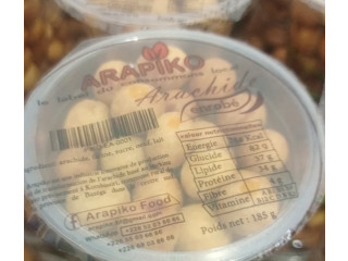 LES ENROBES ET PATE D'ARACHIDE ARAPIKO
