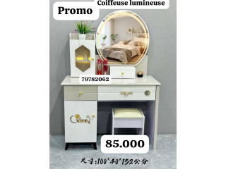 Coiffeuse lumineuse