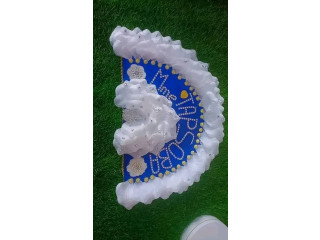 Éventail et chapeau pour mariage