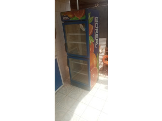 Réfrigérateur boréal vitré, 2 battants 480L