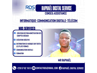 Marketing Digital, La monétisation des différents comptes n'hésitez pas à nous contacter sur+22657621651