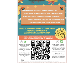 Gagnez un Faso Box GRATUIT en participant au sondage