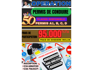 PERMIS DE CONDUIRE