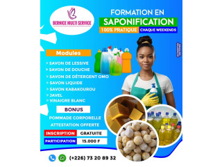 Formation en saponification