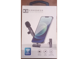 Microphone Sans Fil K8  TikTok, YouTube, Interviews  Livraison Gratuite au Burkina
