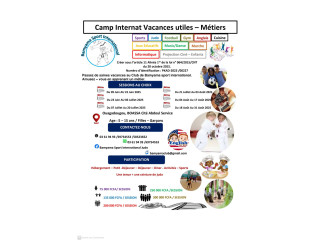 Camp internat vacances utiles et métiers