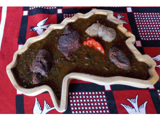 Assiette carte du Burkina