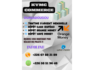 TONTINE MENSUELLE À OUAGADOUGOU