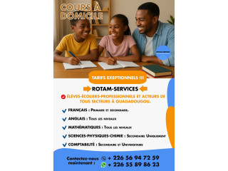 COURS À DOMICILE OUAGADOUGOU