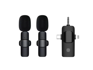 Micro cravate k15 avec 2 micros