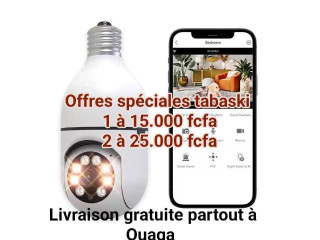 Ampoule équipée d'un système caméra connectées