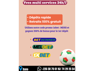 1xbet, Betwinner, Melbet