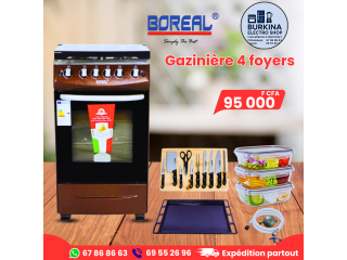 Grande Promo Gazinière 4 foyers BOREAL