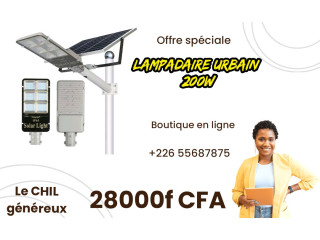 Lampadaire solaire kit complet