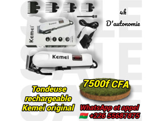 Tondeuse rechargeable Kemei original