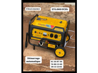 Groupe électrogène de 3kva à 100 kva