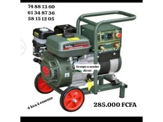 Groupe électrogène à souder direct