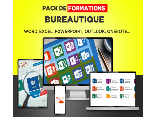 Pack de formation complète en bureautique ( word PowerPoint Excel PowerPoint....)