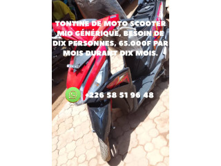 TONTINE DE MOTO SCOOTER MIO ET GEAR