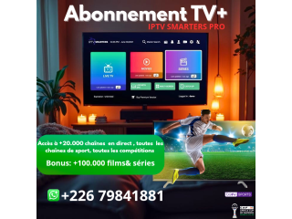 Abonnement IPTV SMARTERS PRO