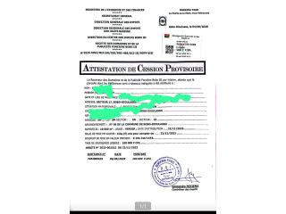 Un hectare  disponible (bobo) bien-sûr avec documents nécessaires.