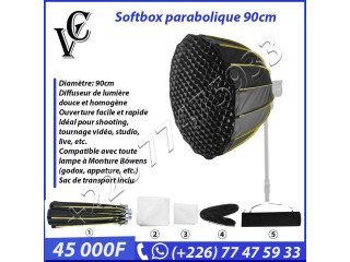 Softbox parabolique 90 et 120cm