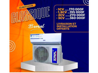 Climatiseur boréal inverter