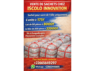 Sachets de sucre de 1 kilo