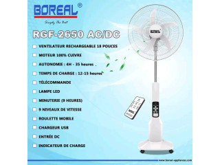 VENTILATEURS RECHARGEABLES HASMAX ET BORÉAL