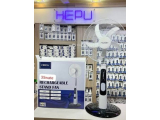 Ventilateur rechargeable HEPU 8 heur d'autonomie (22h a 6h)