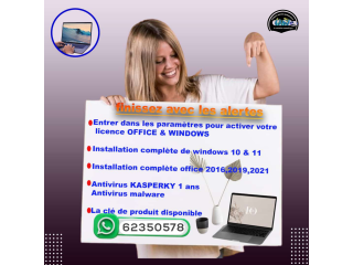 Activer définitivement votre Microsoft Office et windows