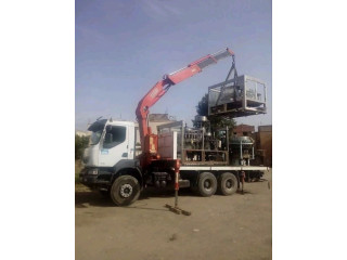 Camion grue à louer