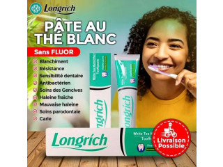 Patte dentifrice longrich disponible