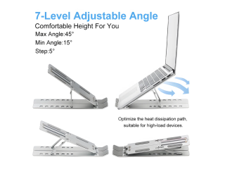 Support d'ordinateur portable en aluminium