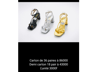 Chaussure plate dame