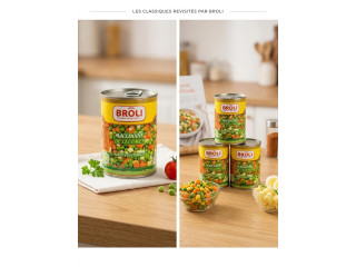 Macédoine Broli 400 gr et 800 gr