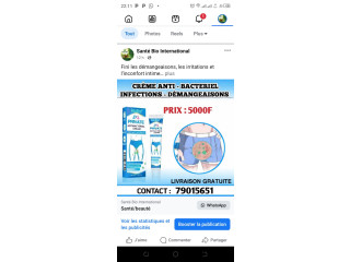 Crème antibacteriales
