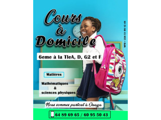 COURS A DOMICILE