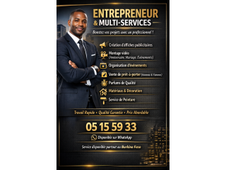 Entrepreneur et multi service