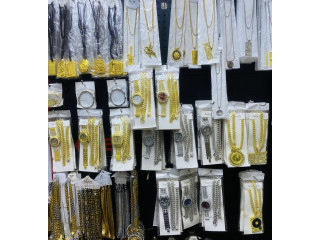 Chaine +bague +montre