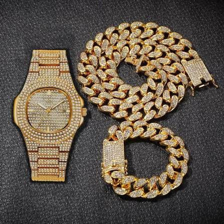 pack-chaine-montre-bling-bling-luxe-brillez-avec-style-et-elegance-big-2