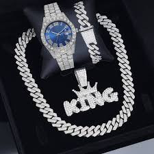 pack-chaine-montre-bling-bling-luxe-brillez-avec-style-et-elegance-big-0