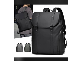 Sac à dos urbain premium noir minimaliste pour ordinateur portable