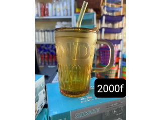 Verre avec pipette