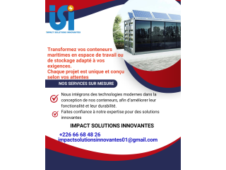 Conteneurs aménagés