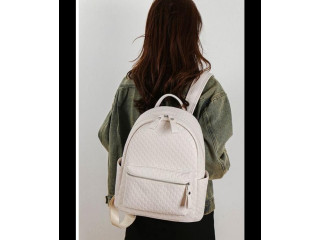 Titre :  Sac à Dos Femme blanc cassé Élégant  Style Chic et Grande Capacité