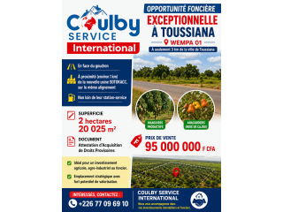 Hectare à vente