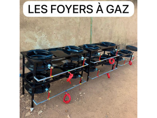 Foyer à gaz ,  deux feux pour vous faciliter la vie mes chères mamans