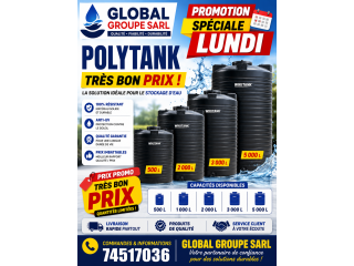 Promo spécial polytank